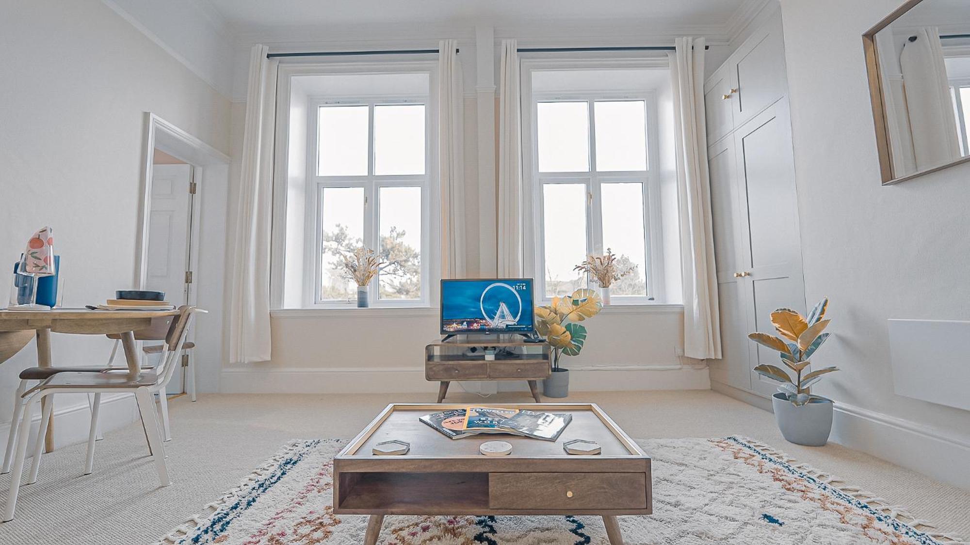 Burlington Mansions - Stunning Coastal Apartment Борнмът Екстериор снимка
